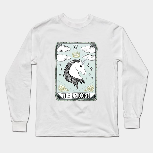 The Unicorn Long Sleeve T-Shirt by Barlena